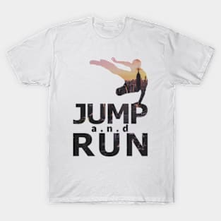 Jump and Run Cityscape T-Shirt